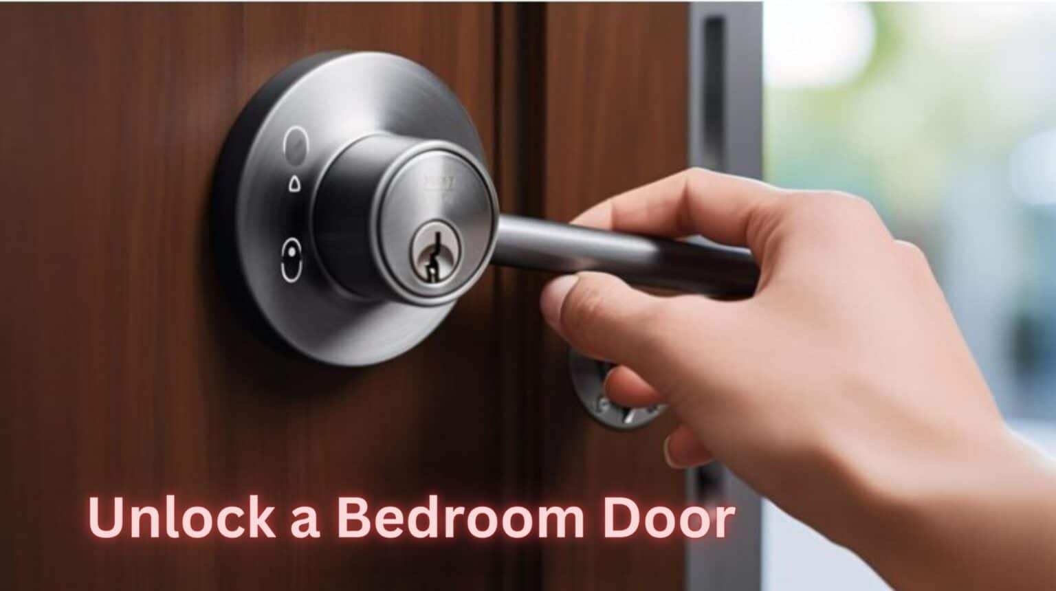 How to unlock a bedroom door