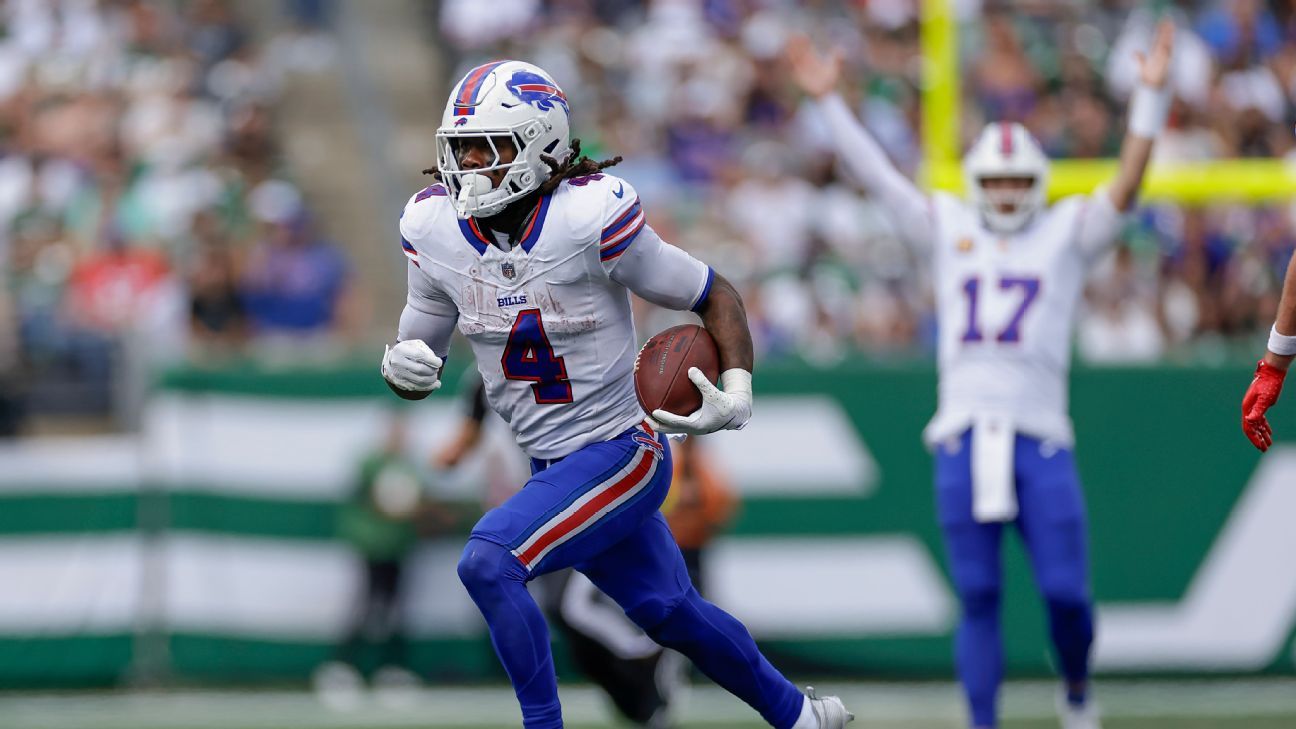 NFL betting: Mike Clay’s top 25 predicted anytime TD scorers for NFL Week 3