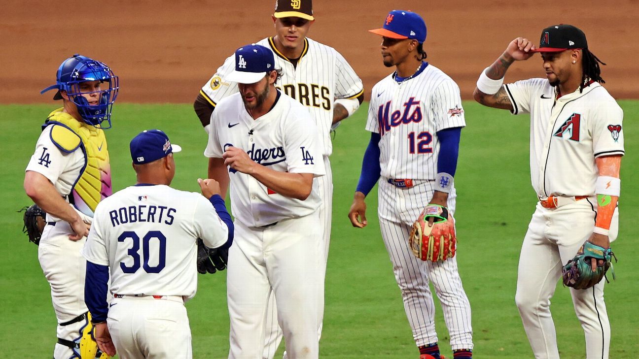 Sign my jersey! Even Clayton Kershaw’s opponents want one