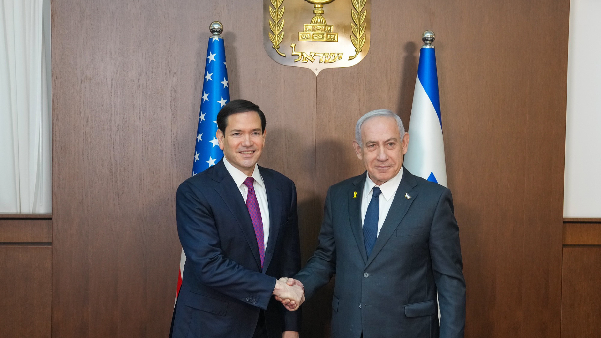 Rubio visits Jerusalem site to support Israel, urges Qatar aid Gaza
