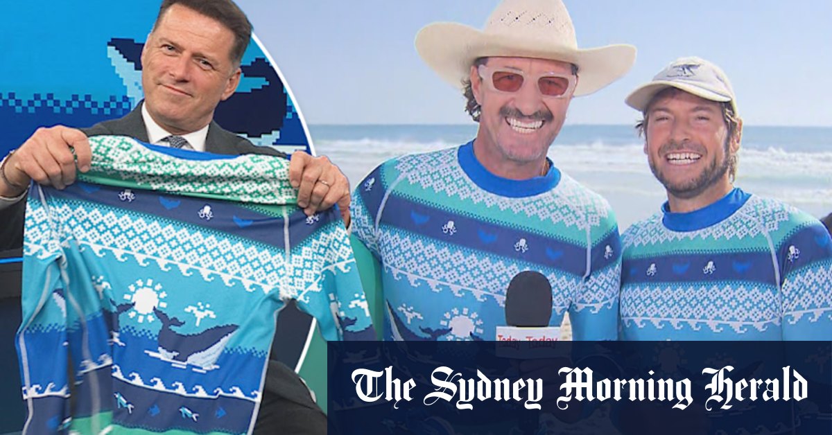 Iconic Ugly Christmas Rashies have a brand new look