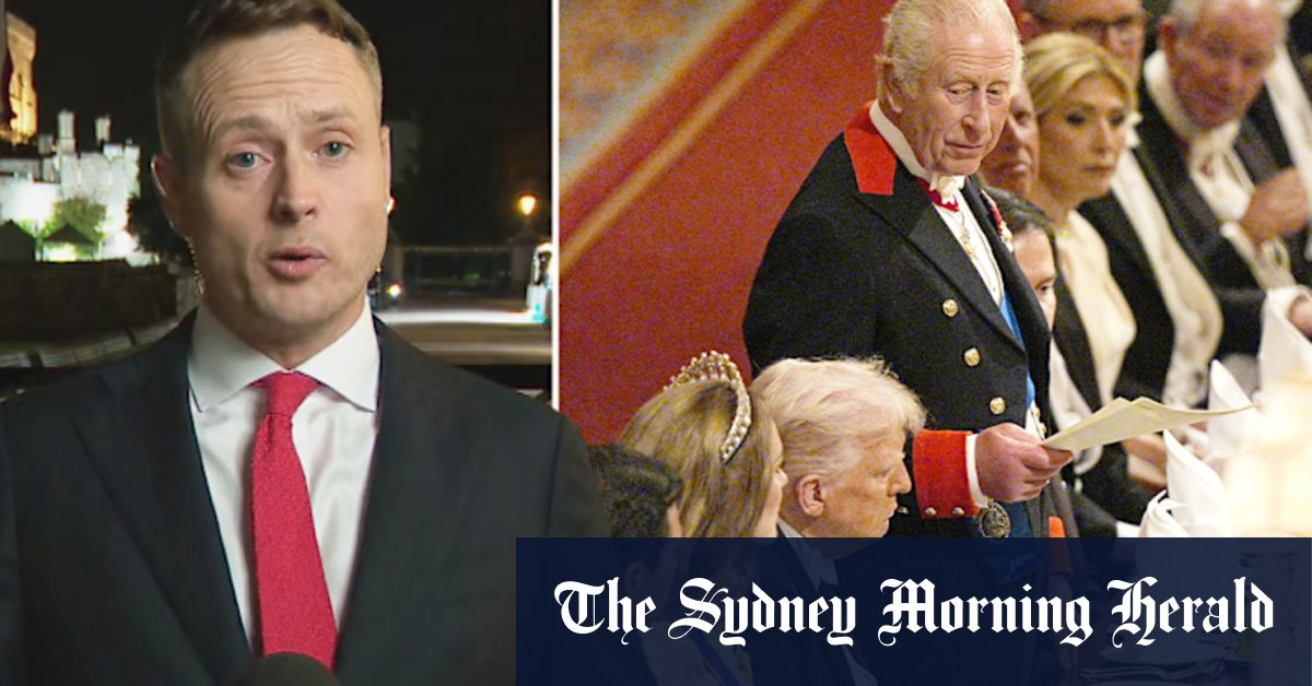 King Charles hosts state banquet for Donald Trump